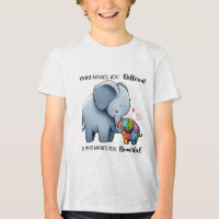 T-shirt garçon - Sensibilisation sur l'autisme Ele