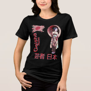 En Tri-matière T-Shirt Geisha