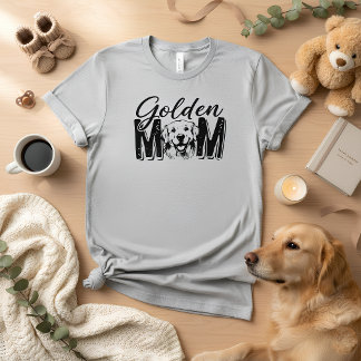 En Tri-matière T-shirt Golden MOM | Maman Chien Retriever Doré Sh