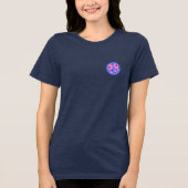 En Tri-matière T-shirt Good Vibes par Pickle Peace (Recto)