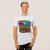 En Tri-matière T-shirt Graphic Deeper (Recto plein)