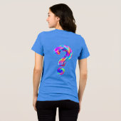 En Tri-matière T-shirt graphique avec point d'exclamation devant (Verso intégral)