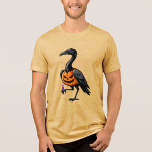 En Tri-matière T-shirt graphique de citrouille de Jack O Lantern