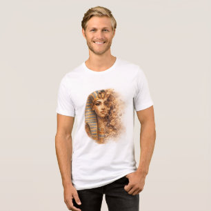 En Tri-matière T-shirt graphique de la femme pharaon égyptien ant