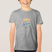 T-shirt graphique inspirant « Hope Inspires Action