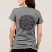 En Tri-matière T-shirt graphique - Mandala Art Design (Verso)