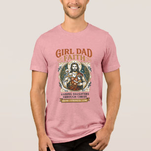 En Tri-matière T-shirt graphique micro-identités de la paternité
