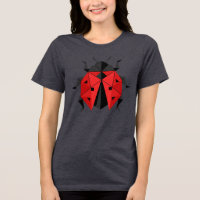 T-shirt graphique mignon représentant une coccinel