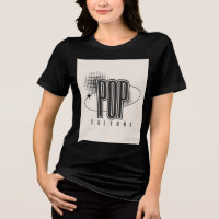 T-Shirt Graphique Pop Culture | Tee à Typographie