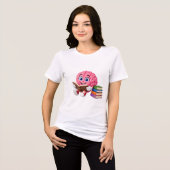 En Tri-matière T-shirt graphique pour femmes ADOM "Brighter Mind" (Recto plein)