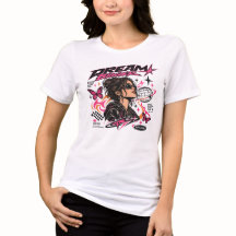 T-Shirt Graphique Streetwear Cyber Y2K Rêve Plus G