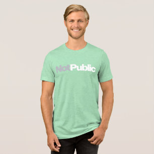 En Tri-matière T-shirt graphique vert menthe décontracté “Not Pub