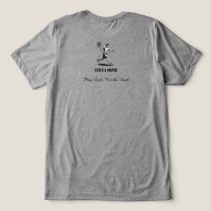 En Tri-matière T-Shirt Graphiste Lecteur De Tennis - Sport Dynami