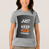 En Tri-matière T-shirt gris (Recto)