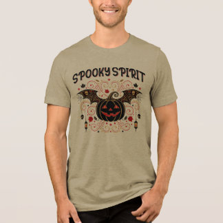 En Tri-matière T-Shirt Halloween Esprit Effrayant