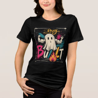 En Tri-matière T-shirt Halloween Fantôme Mignon