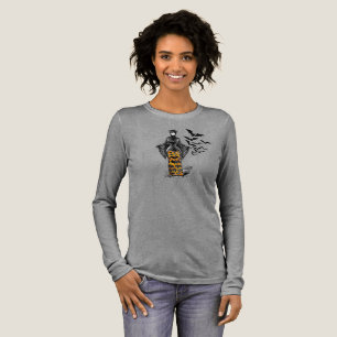En Tri-matière T-shirt Halloween femme victorienne chauve
