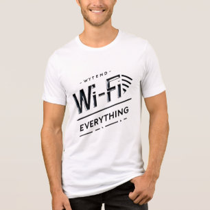 En Tri-matière T-shirt homme avec une inscription cool