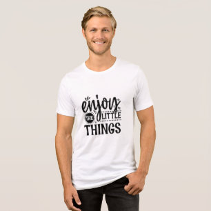 En Tri-matière T-shirt homme citation positive "Appréciez les pet