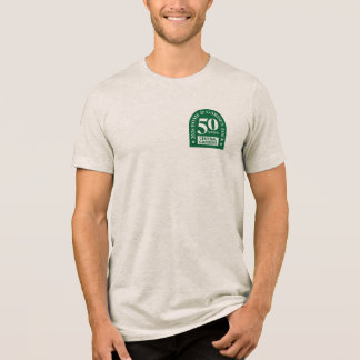 En Tri-matière T-Shirt Homme Commémoratif 50e Visite de Maison