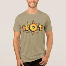 T-shirt homme tri-mélange "CHAUD"