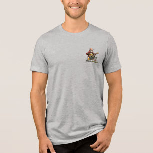 En Tri-matière T-Shirt Humour Bière Guitare Musicien Drôle