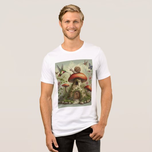 En Tri-matière T-shirt imprimé (Recto plein)