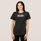 En Tri-matière T-shirt indépendant non droit (Recto plein)