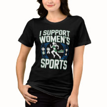 T-Shirt Je soutiens les sports féminins