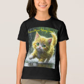 En Tri-matière T-shirt Jeune Bella+Canvas (Recto)