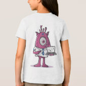 En Tri-matière T-shirt Jeune Bella+Canvas (Verso)