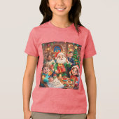 En Tri-matière T-shirt Jeune Bella+Canvas (Recto)