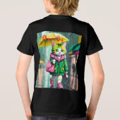 En Tri-matière T-shirt Jeune Bella+Canvas (Verso)