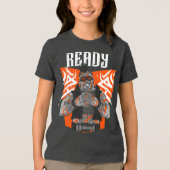 En Tri-matière T-shirt Jeune Bella+Canvas prêt (Recto)