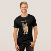 En Tri-matière t-shirt kitten power (Recto plein)