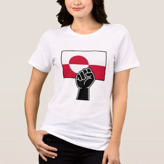 En Tri-matière T-shirt 'Le Groenland n'est pas à vendre' | Politi