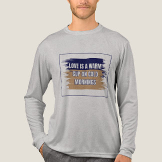 En Tri-matière T-shirt Love pour hommes