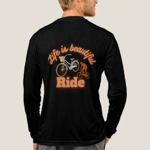 En Tri-matière T-shirt Lover à vélo - La vie est belle balade