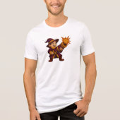 En Tri-matière T-shirt Mage Artillerie de dessin (Recto)