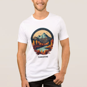 En Tri-matière T-shirt Majestic Mountain Peaks - Adventure Await