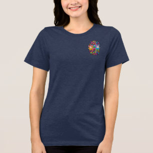 En Tri-matière T-shirt « Meilleure maman de chat du monde » arc-e