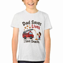 T-shirt mignon pour enfants avec des camions de po