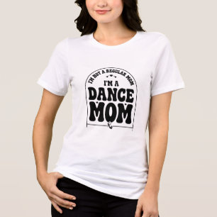 En Tri-matière T-shirt mignon pour maman de danseuse