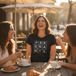 En Tri-matière T-shirt Minimaliste Mama   Maternité Simple 