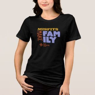En Tri-matière T-shirt Misfits Make Family Dark