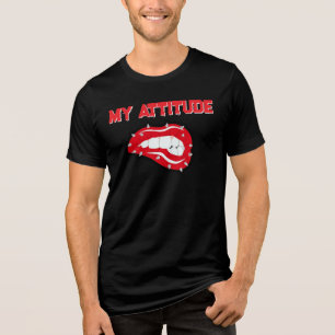 En Tri-matière T-Shirt Mon attitude