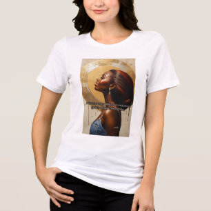 En Tri-matière T-Shirt Motivant Mentalité de Milliardaire