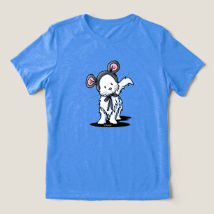 En Tri-matière T-shirt Mouse Kitty KiniArt