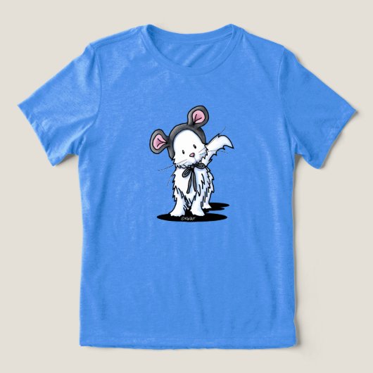 En Tri-matière T-shirt Mouse Kitty KiniArt (Design Recto)