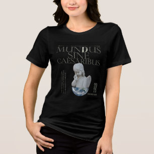 En Tri-matière T-shirt Mundus Sine Caesaribus   Art unique